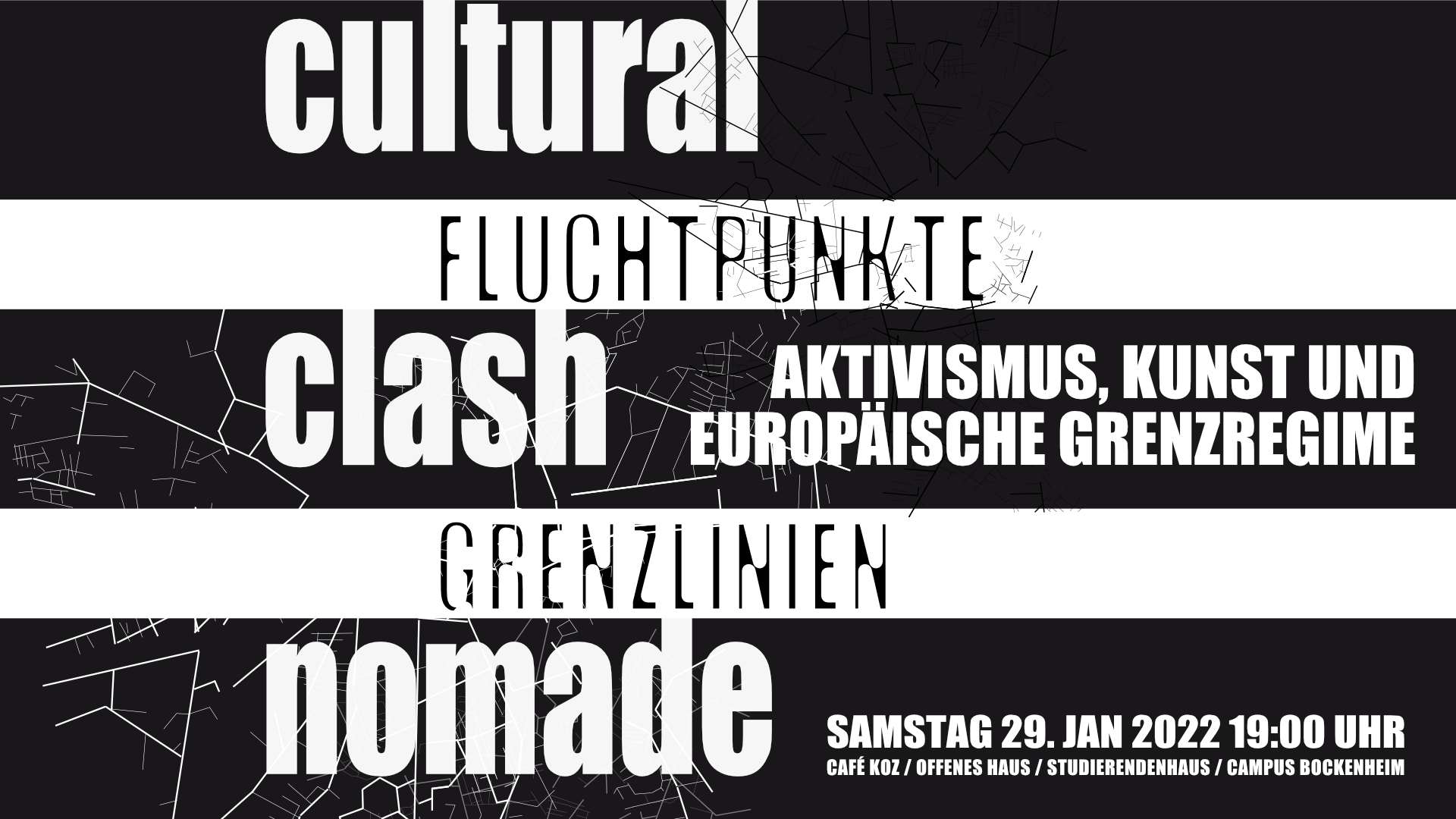 Offenes Haus | Cultural Clash Nomade | Sharepic | 1920 x 1080 px