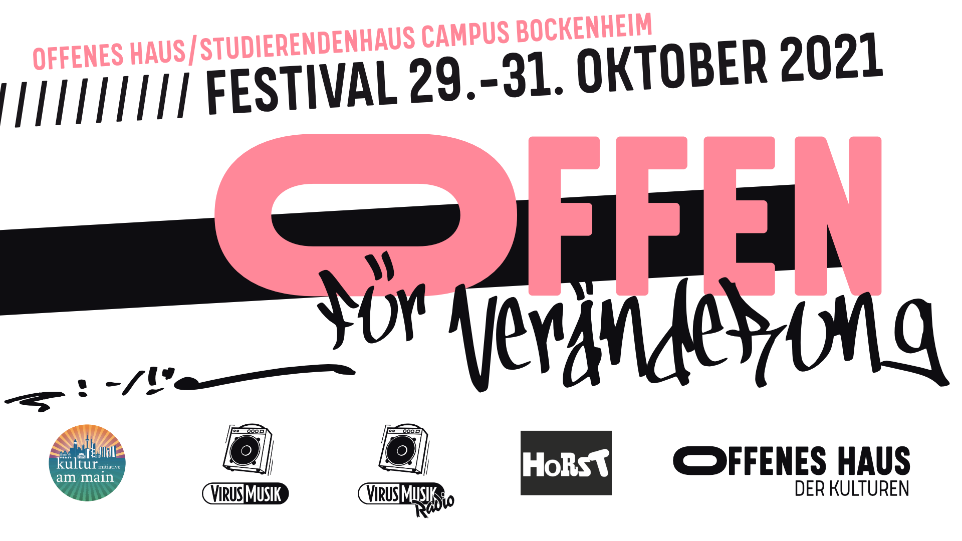 Offenes Haus | Festival Offen für Veränderung | Sharepic | 1920 x 1080 px