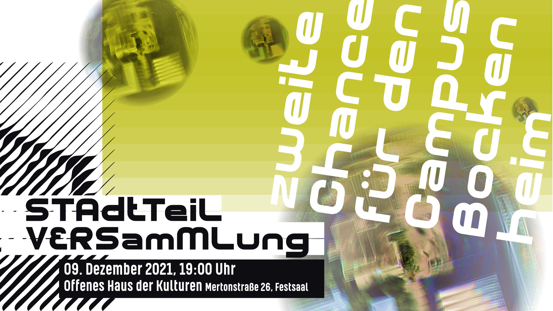 Offenes Haus | Stadtteilversammlung | Sharepic | 1920 x 1080 px