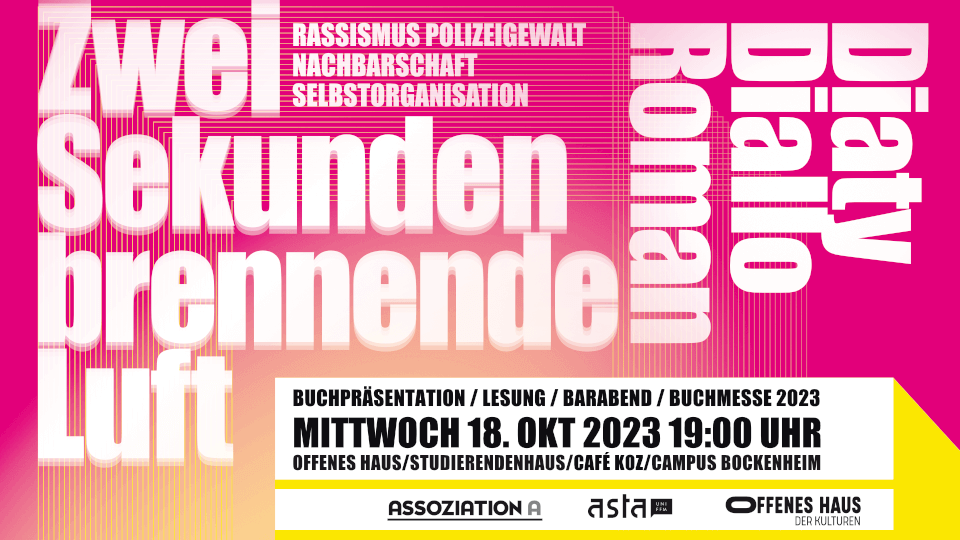 Offenes Haus | Zwei Sekunden brennende Luft | Plakat, Flyer, Sharepics