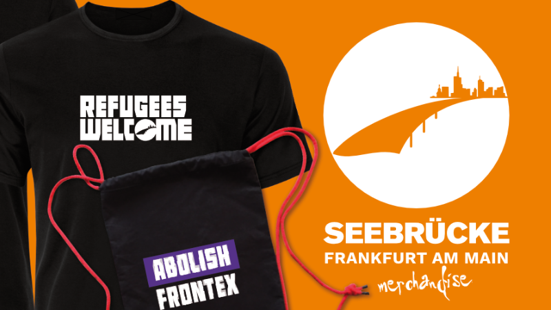 Seebrücke Frankfurt | Merchandise | T-Shirts, Gym Bags, Taschen Seebrücke Frankfurt | Merchandise | T-Shirts, Gym Bags, Taschen