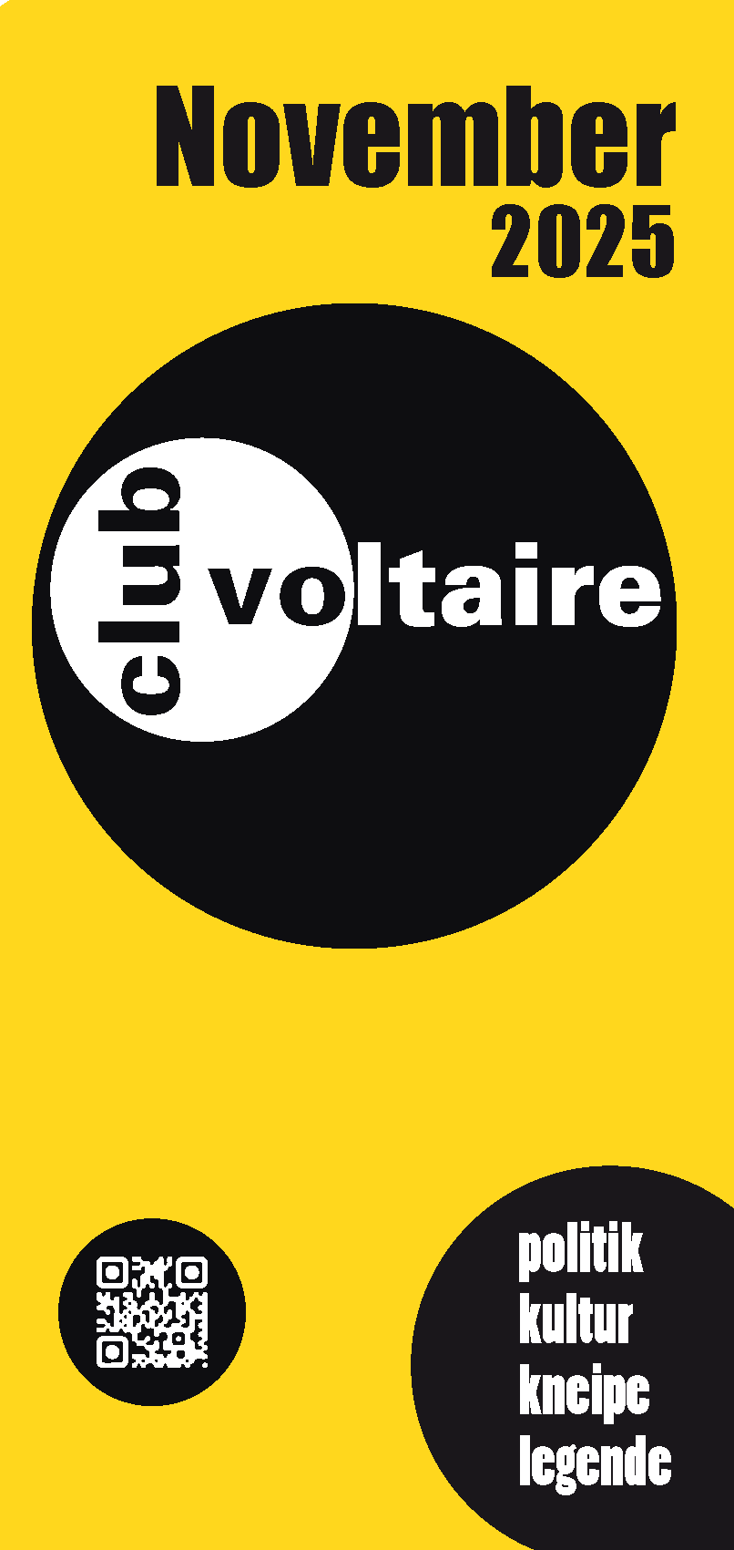 club voltaire | Monatsprogramm