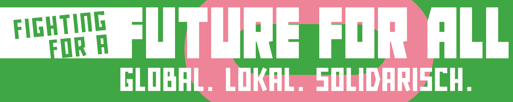 Offenes Haus | Klimastreik 2021 | Banner | 500 x 100 cm