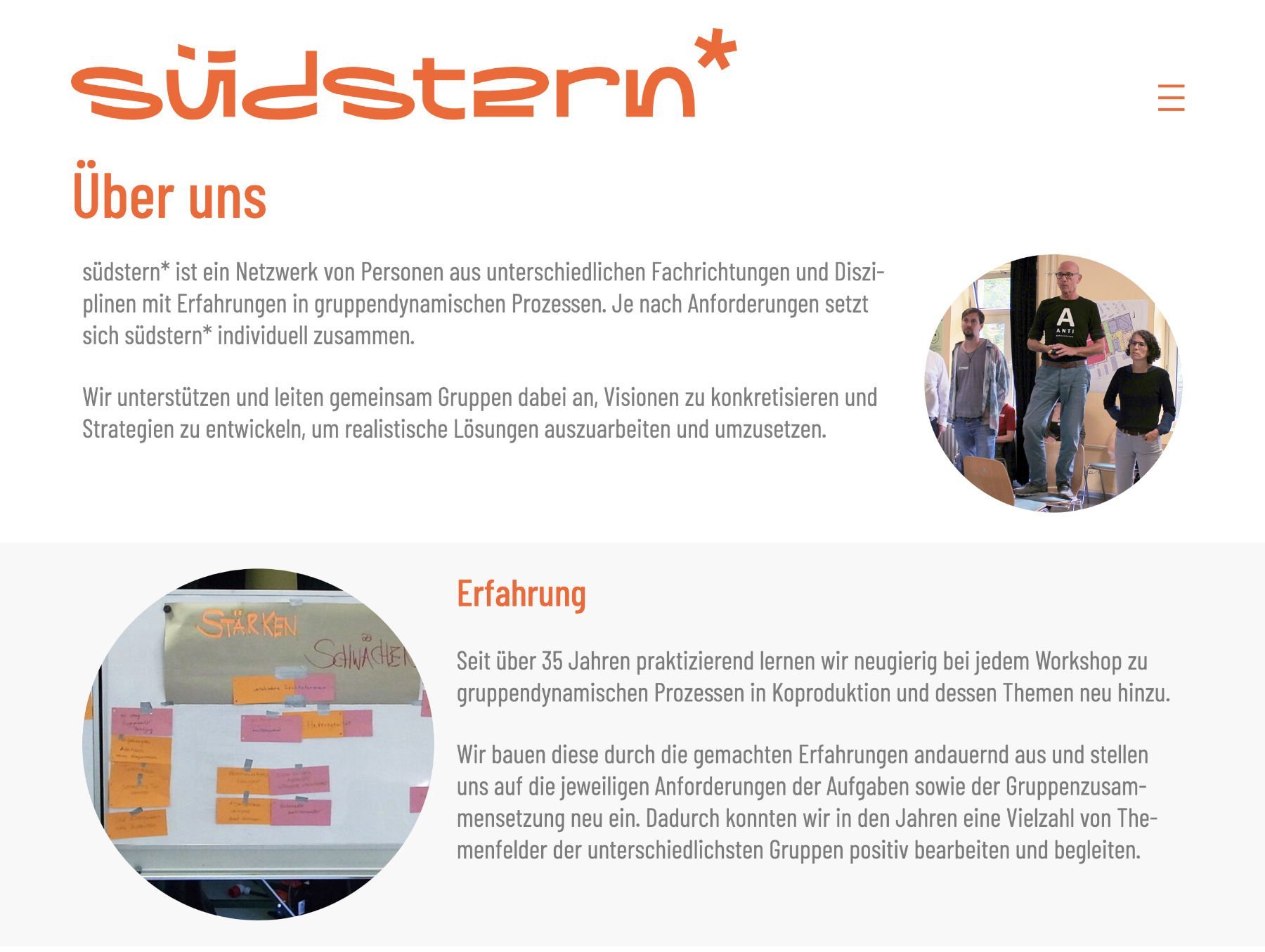 südstern* | Website | Unterseite 