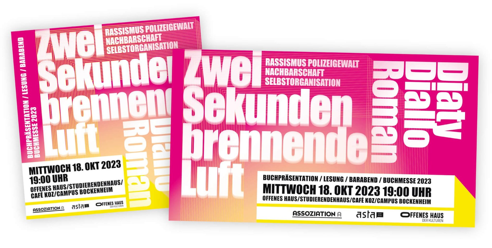 Offenes Haus | Zwei Sekunden brennende Luft | Sharepics 