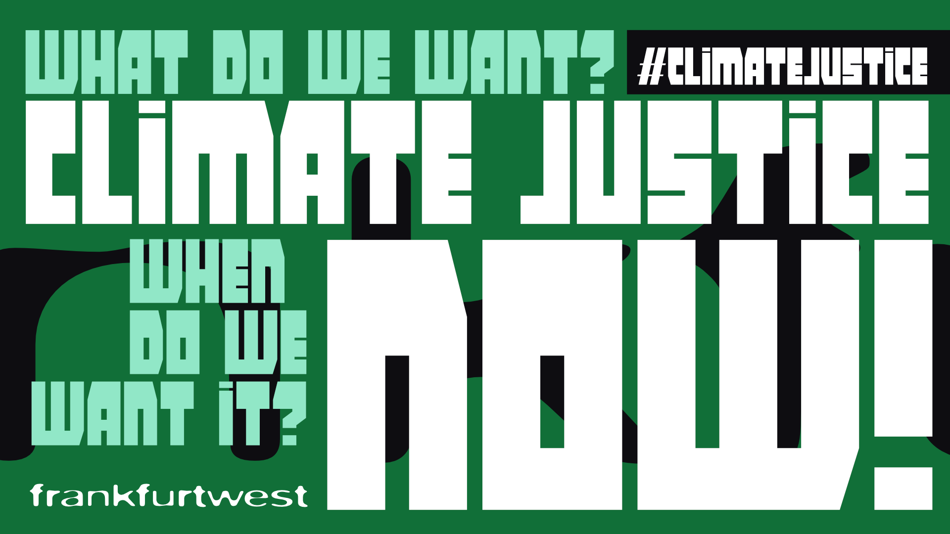 Font STABIL Sample Sharepic Climate Justice