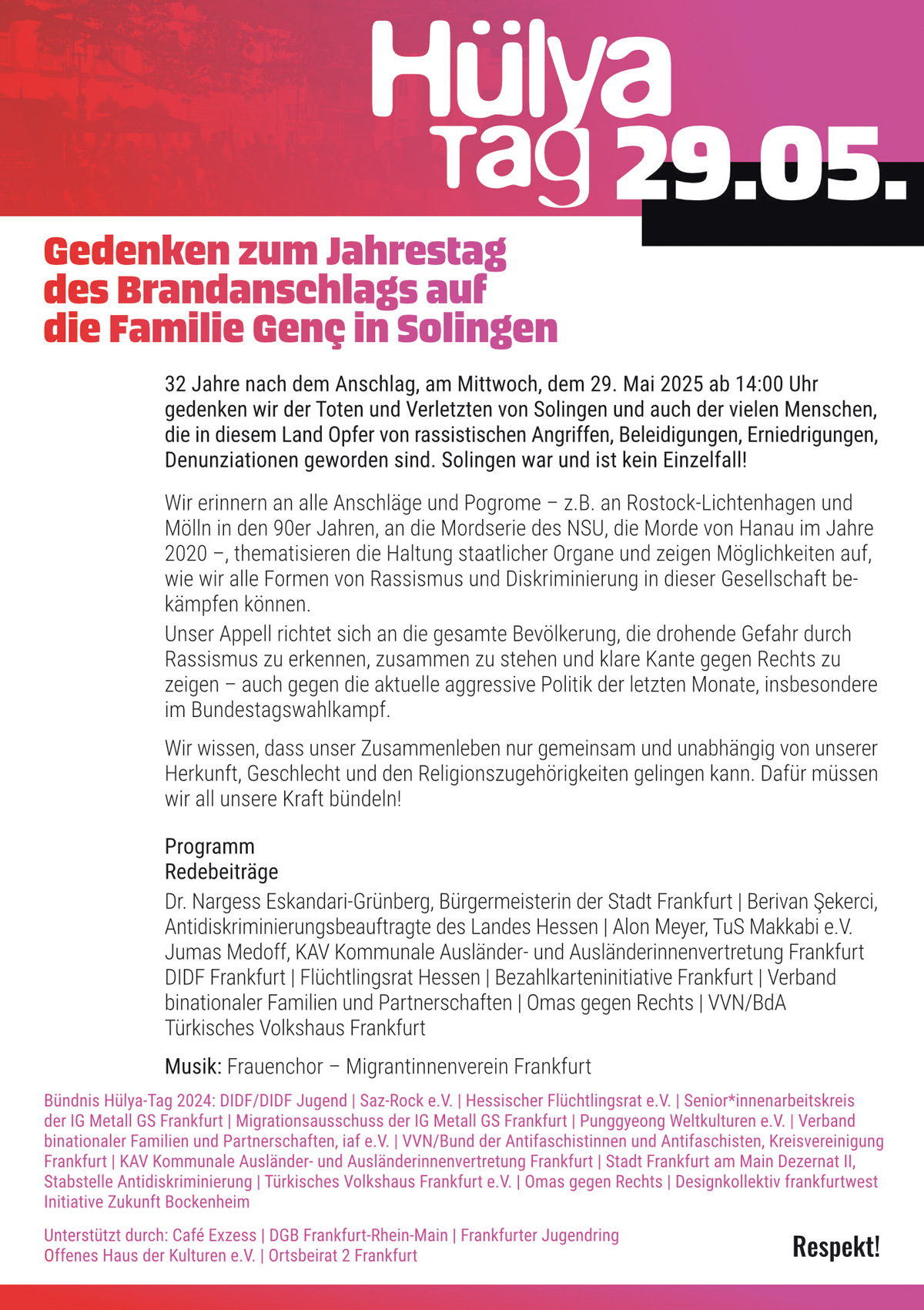 Hülya-Tag | Flyer DIN A5 | 4/4-farbig 
