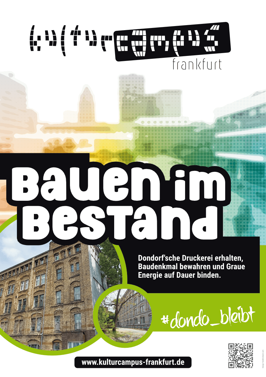 kulturcampus frankfurt | Plakat DIN A2 | 4/0-farbig
