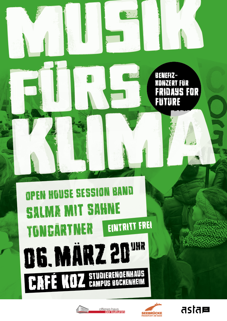 Musik fürs Klima | Plakat DIN A1 | 4/0-farbig