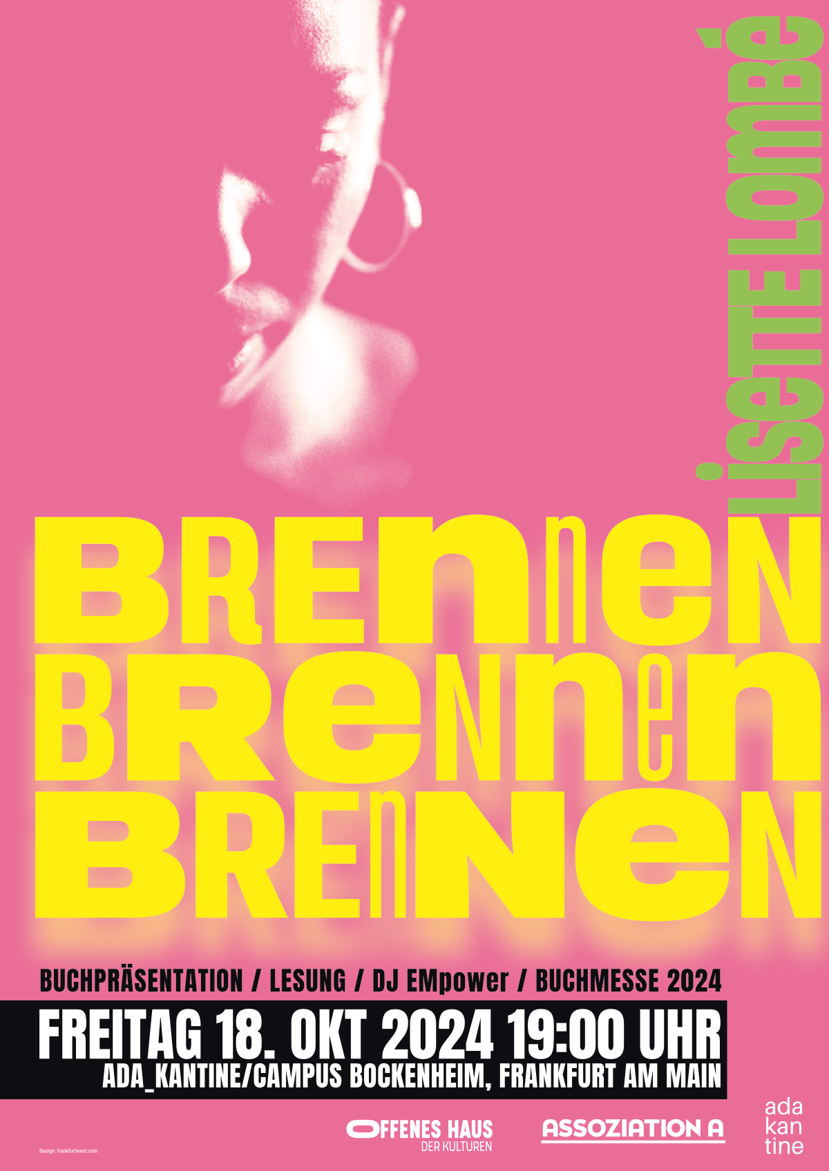 Offenes Haus | Brennen. Brennen. Brennen. | Plakat DIN A2 | 4/0-farbig 