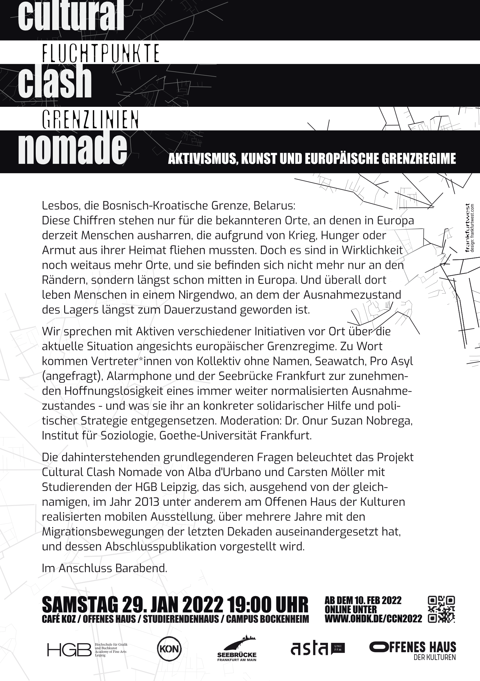 Offenes Haus | Cultural Clash Nomade | Flyer DIN A5 | 4/4-farbig