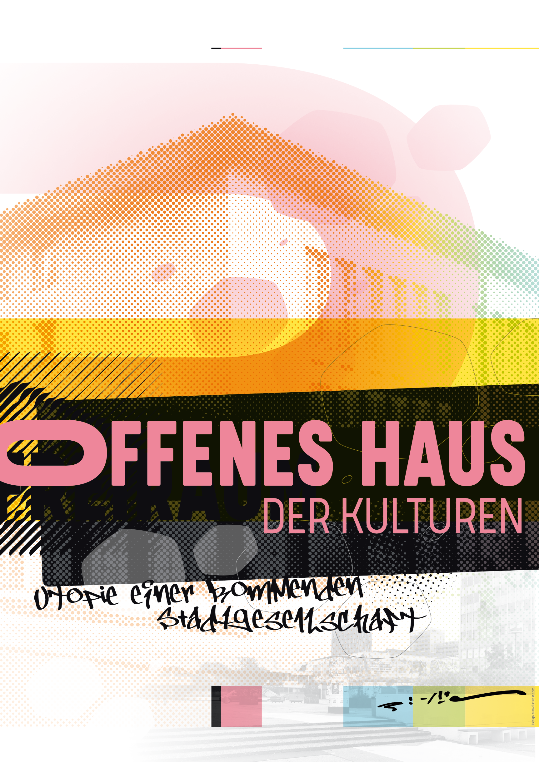 Offenes Haus | Imagebroschüre/Poster | Kreuzfalz DIN A4 geschlossen, DIN A2 offen | 4/4-farbig