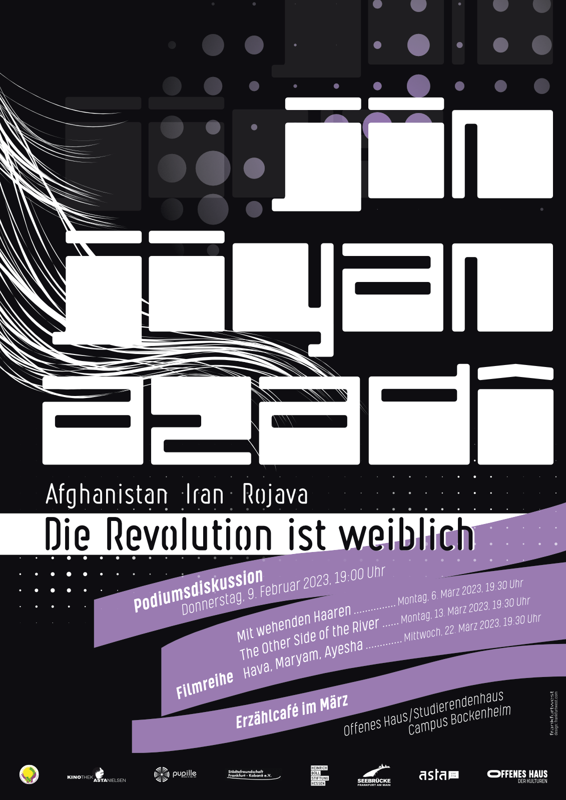 Offenes Haus | Jin Jiyan Azadî | Plakat DIN A2 | 4/0-farbig