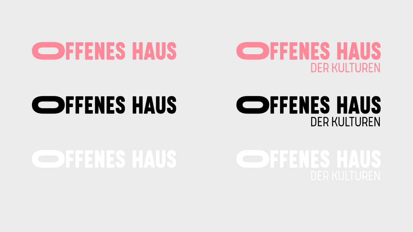Offenes Haus | Logos | Varianten 