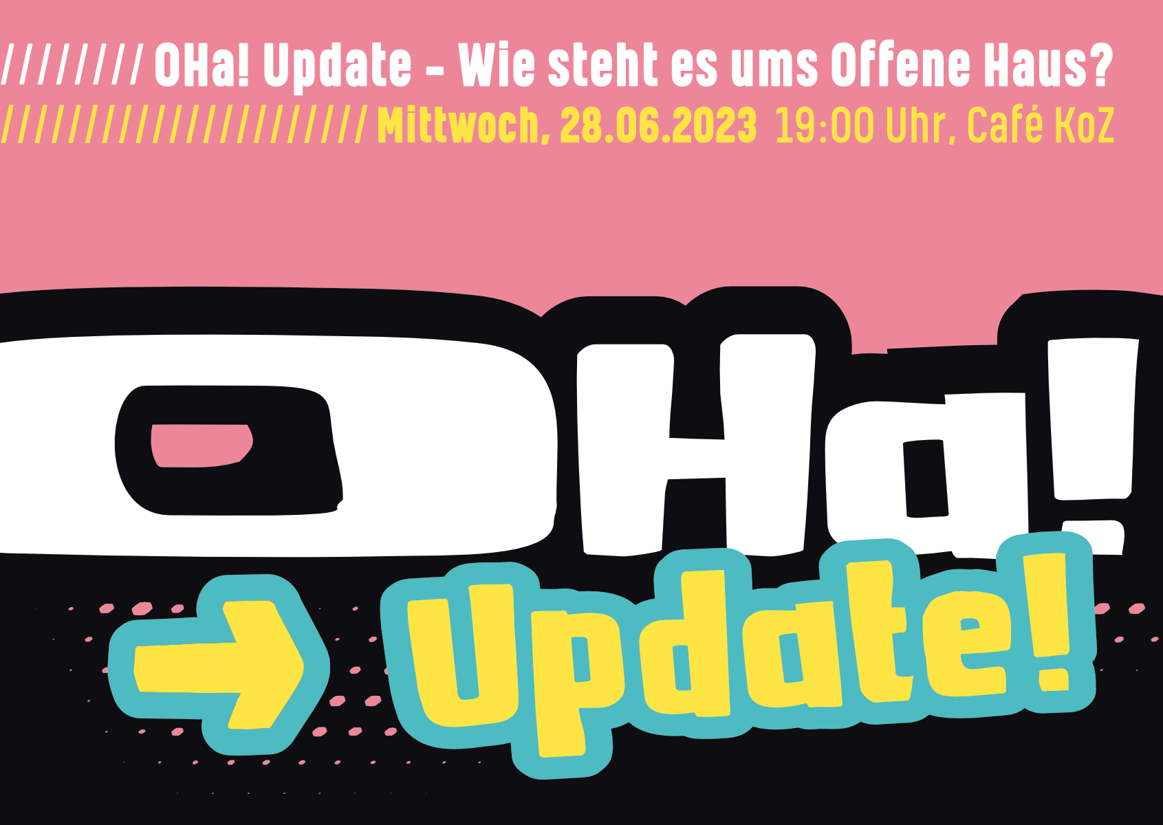 Offenes Haus | OHa! Update!| Flyer DIN A6 | 4/4-farbig 