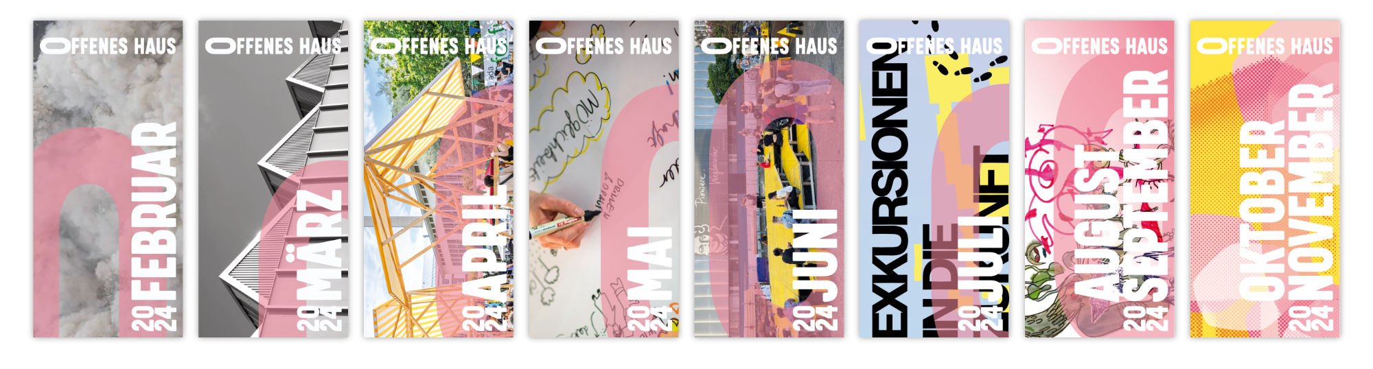 Offenes Haus | Monatsprogramm Titel 2024 Offenes Haus | Monatsprogramm Titel 2024