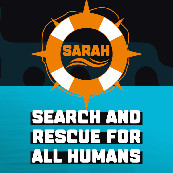 SARAH Seenotrettung | Website, Flyer, Sharepics, Merchandise