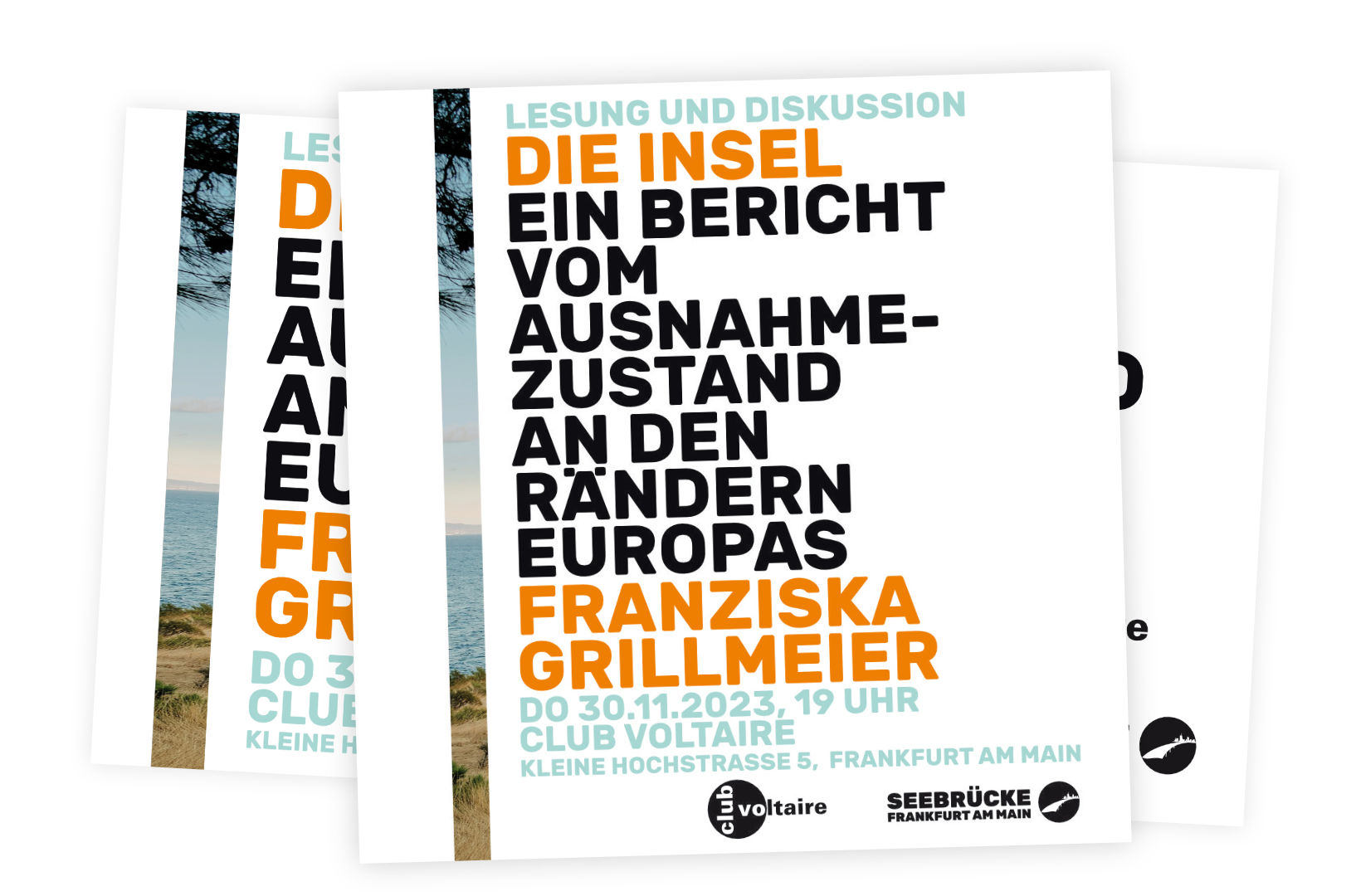 Seebrücke Frankfurt | Sharepics | 1920 x 1080 und 1080 x 1080 px 